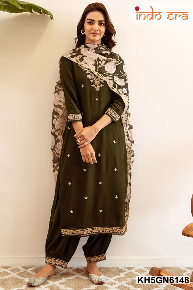 2492 Indo Era Ethnic Viscose Printed Kurti With Bottom Dupatta Wholesale Price In Surat
